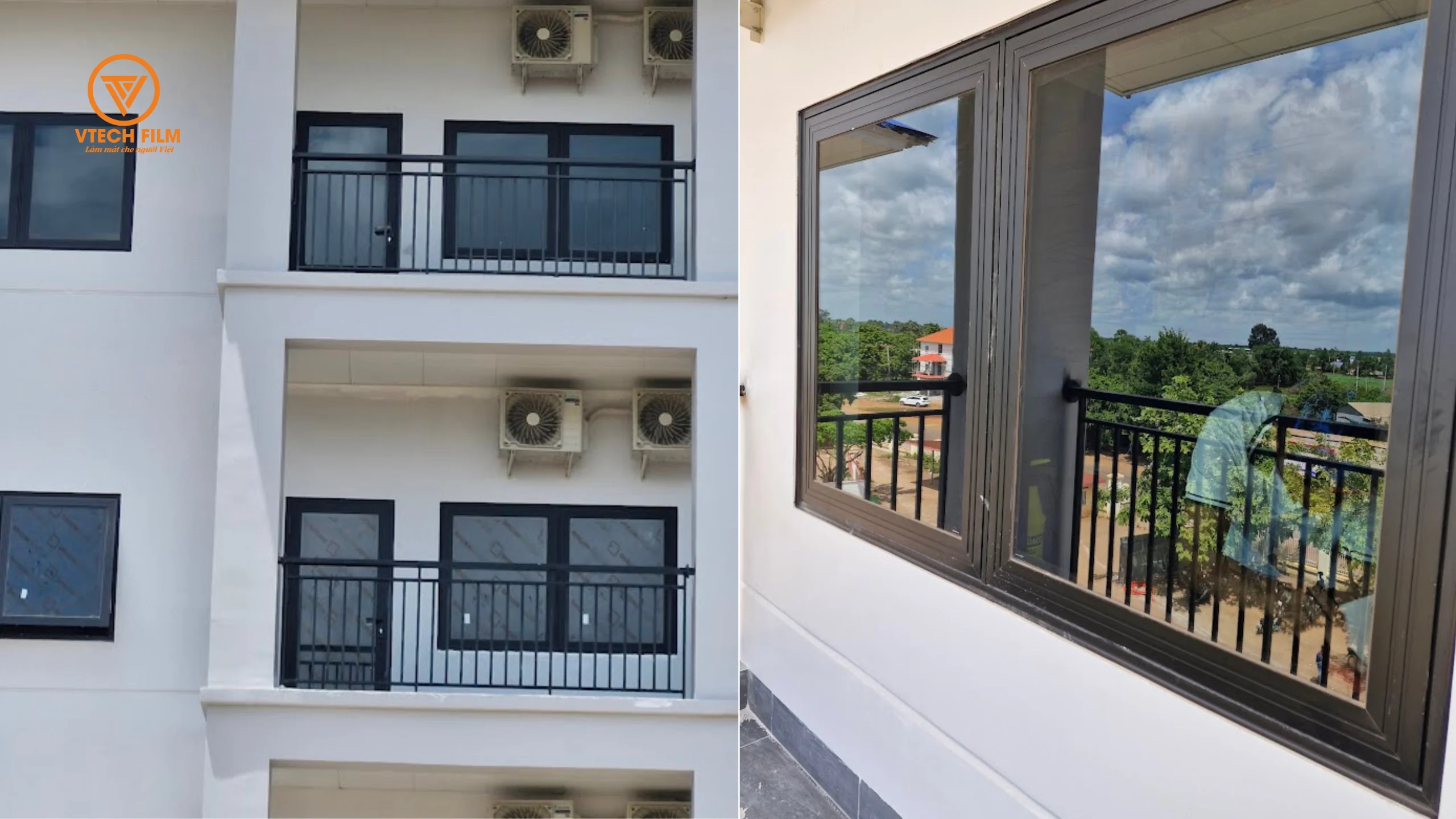 Dự án thi công phim cách nhiệt Vtech Film cho công trình nhà ở nhân viên tại Campuchia (1)