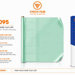 Phim Cách Nhiệt Trong Suốt VT8585 Cao Cấp | Chống UV 99%, Cản IR 95%