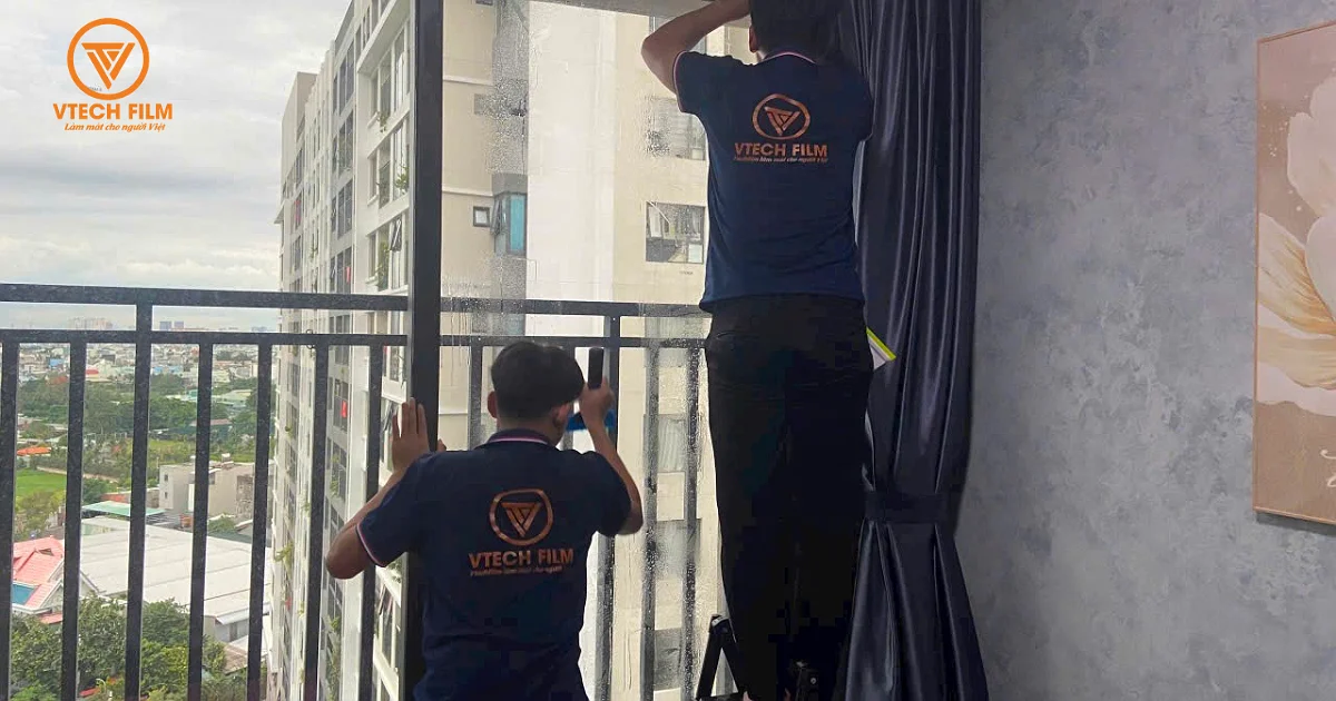 Dán phim cách nhiệt giúp hạn chế nhiệt truyền qua cửa kính