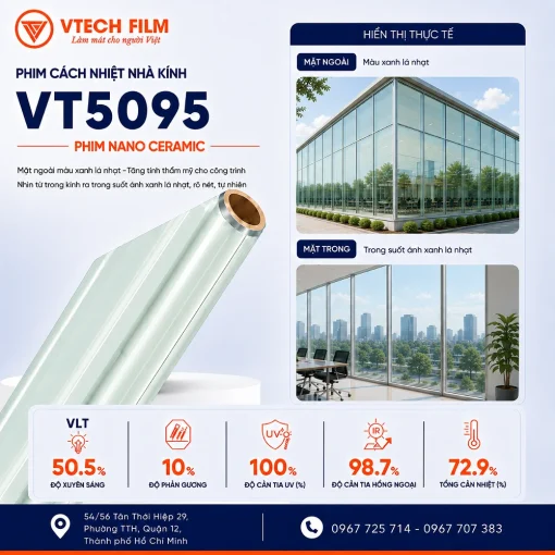 Phim cách nhiệt nhà kính VT5095 VTECH FILM