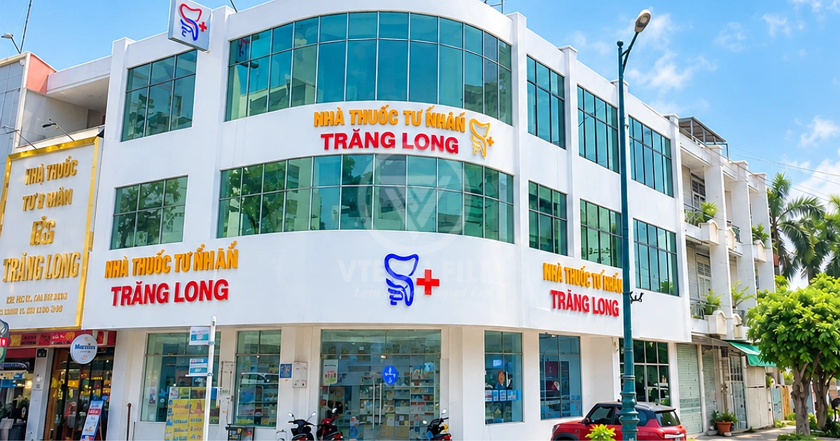 Toàn cảnh nha khoa Thăng long sau khi hoàn thiện dán phim cách nhiệt 