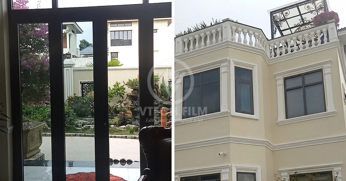 Thi Công Phim Cách Nhiệt Biệt Thự Sunflower Bình Dương