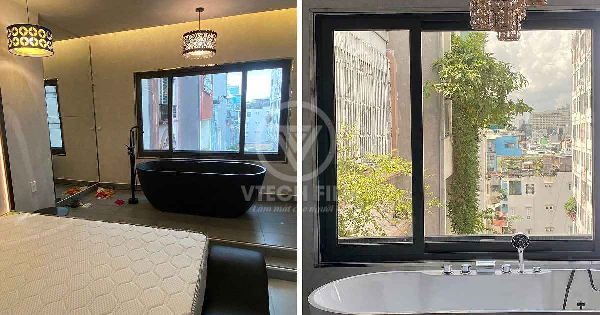Khả năng kiểm soát nhiệt và ánh sáng qua kính khách sạn Aria 3/2