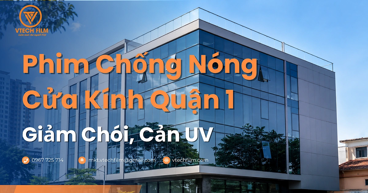Phim chống nóng cửa kính quận 1