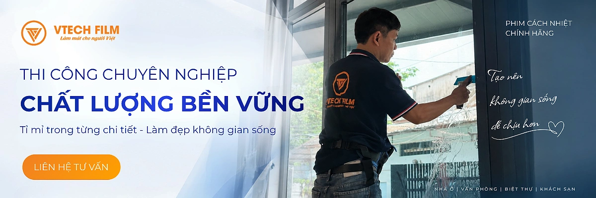 VTECH FILM cam kết là đơn vị dán phim cách nhiệt nhà hàng uy tín, chuyên nghiệp