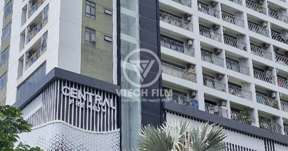 Chung cư Central Premium sau khi thi công dán phim cách nhiệt VTECH FILM.