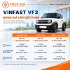 Bảng giá dán phim cách nhiệt VinFast VF3 trọn gói 3 gói