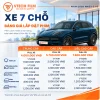 Bảng giá dán phim cách nhiệt xe 7 chỗ trọn gói 3 gói