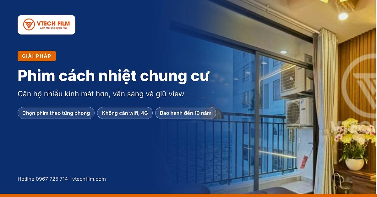 Phim cách nhiệt chung cư