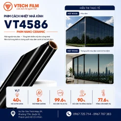 Phim Cách Nhiệt Nhà Kính VT4586 – Nano Ceramic | Vtech Film